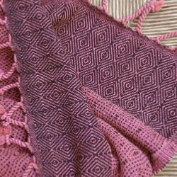 Fouta stone washed rose