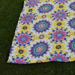 Fouta oriental doublée éponge 