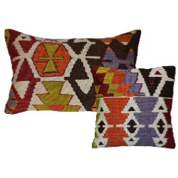 Coussin  Ethnique Vintage Rectangulaire Couleurs Vives