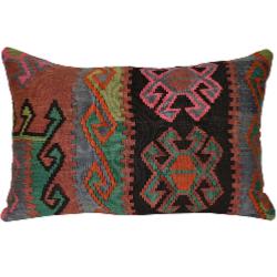 Coussin Ethnique Vintage Rectangulaire Couleur Vives