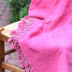 Fouta stone washed rose 