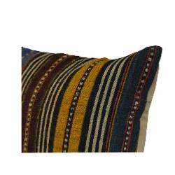 Coussin Nomade Vintage Rayures Multicolores