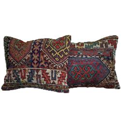Coussin Nomade Antique  Motifs Multicolores