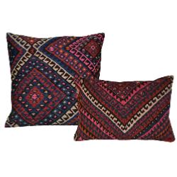 Coussin Ethnique Vintage Rectangulaire Couleur Vives