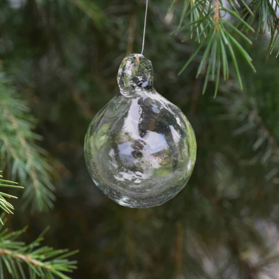 Petite Boule de Noël  Couleur Smoky