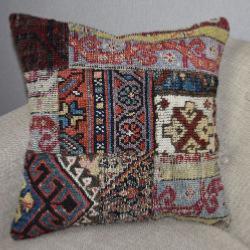 Coussin  Kilim vintage  & Tapis Antiques Multicolores