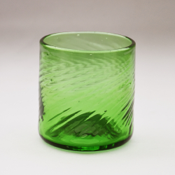 Verre à Eau Rayé Vert