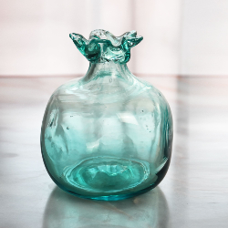 Vase Grenade Turquoise