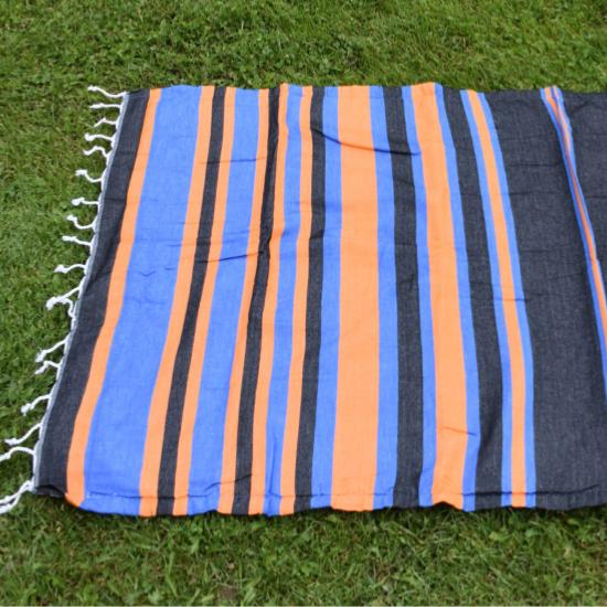 Fouta oriental doublée éponge 