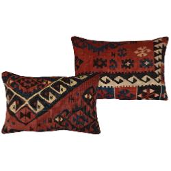 Coussin  Ethnique Vintage Rectangulaire Multicolore