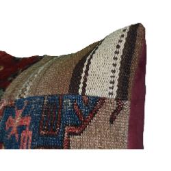 Coussin  Kilim vintage  & Tapis Antiques Multicolores