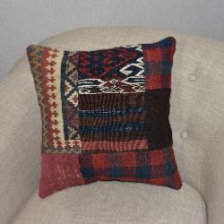 Coussin  Kilim vintage  & Tapis Antiques Multicolores