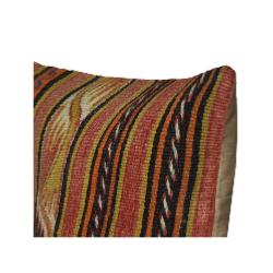 Coussin Nomade Vintage Rayé Multicolore