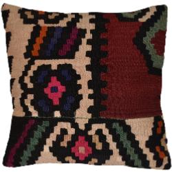 Coussin  Ethnique Vintage Multicolore