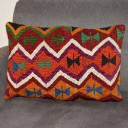 Coussin  Ethnique Vintage Rectangulaire Couleurs Vives
