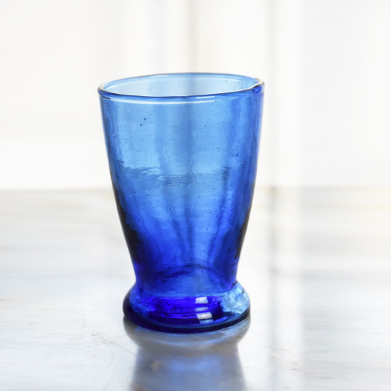 Verre à pied Bleu