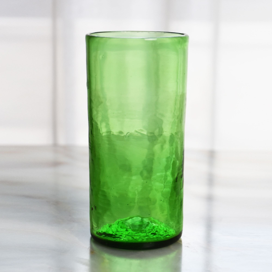 Verre à Eau Droit Vert