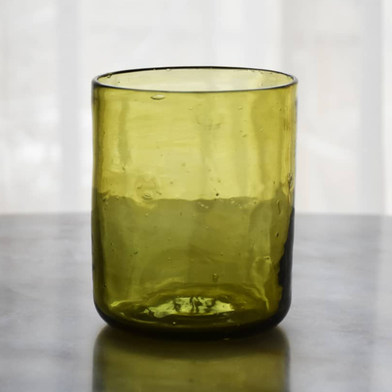 Verre à Eau Olive