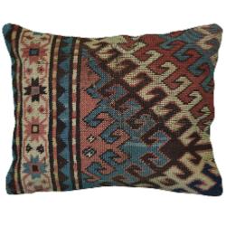 Coussin Nomade Antique Motifs Multicolores