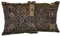 Coussin  Ethnique Vintage Peau de Serpent