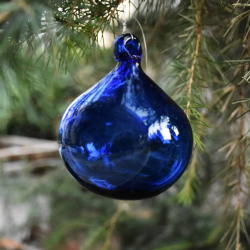 Grande Boule de Noël Couleur Bleu