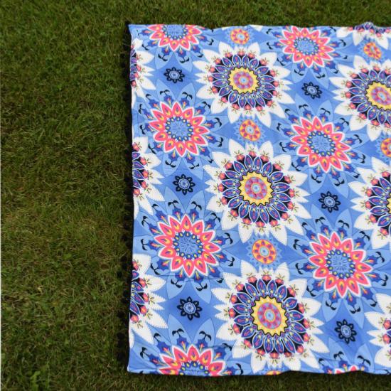 Fouta oriental doublée éponge 
