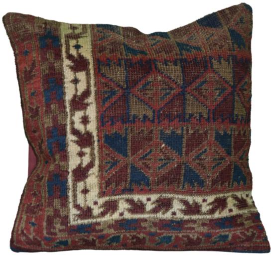 Coussin Nomade Antique Motifs Multicolores