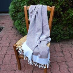 Fouta  de luxe rose