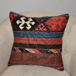 Coussin  Kilim Antiques Peau de Serpent