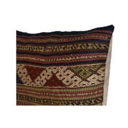 Coussin  Kilim Antiques Rectangulaire Rayures Multicolores