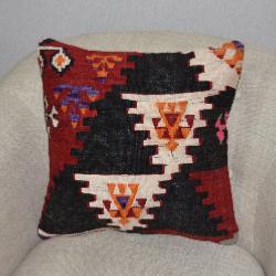 Coussin  Ethnique Vintage Motifs Multicolore