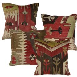 Coussin  Ethnique Vintage Multicolore