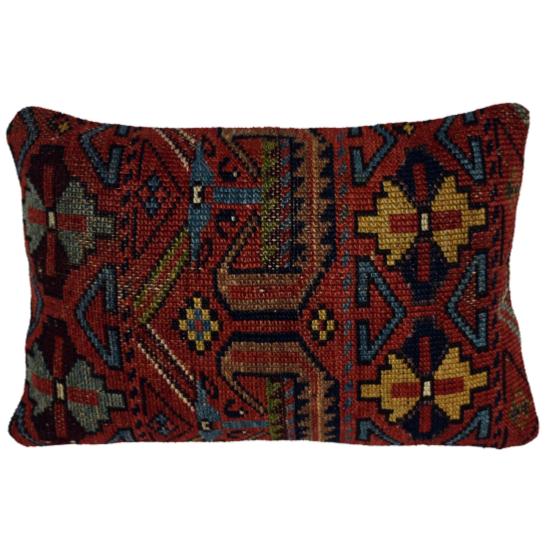 Coussin Nomade Antique Motifs Multicolores