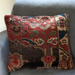 Coussin Nomade Antique Motifs Multicolores