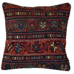 Coussin Nomade Antique Motifs Multicolores