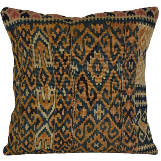 Coussin  Ethnique Vintage Peau de Serpent