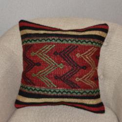 Coussin Nomade Vintage Rayé Multicolore