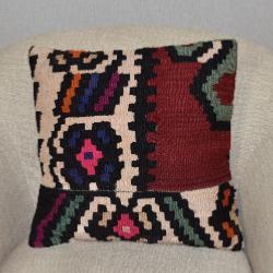 Coussin  Ethnique Vintage Multicolore