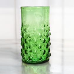 Verre à Eau à Bulles Couleur Vert 