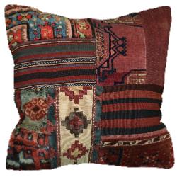 Coussin  Kilim vintage  & Tapis Antiques Multicolores