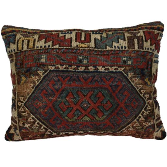 Coussin Nomade Antique  Motifs Multicolores