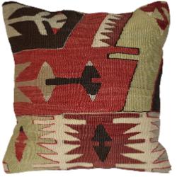 Coussin  Ethnique Vintage Multicolore