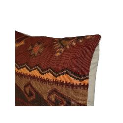 Coussin  Ethnique Vintage Rectangulaire Couleur Terre