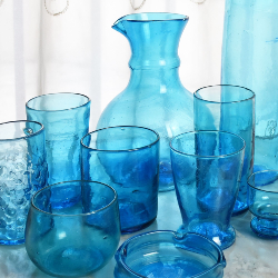 Verre à Eau Turquoise