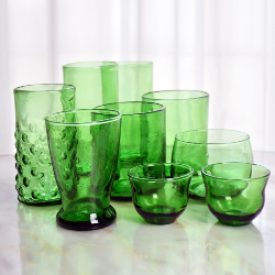 Verre à Pied vert