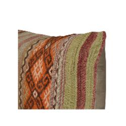 Coussin Nomade Vintage Rayé Multicolore