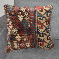 Coussin Nomade Antique  Motifs Multicolores