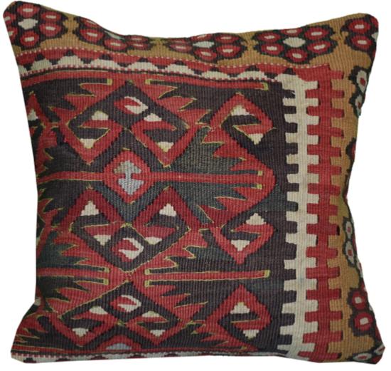 Coussin  Ethnique Vintage Multicolore