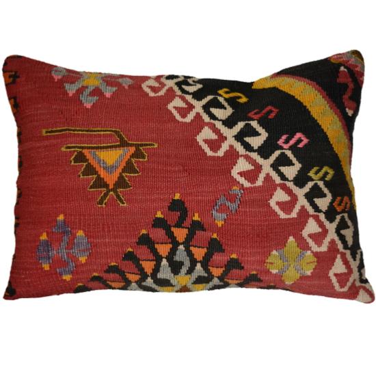 Coussin  Ethnique Vintage Rectangulaire Multicolore