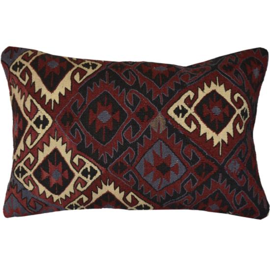 Coussin  Ethnique Vintage Rectangulaire Multicolore